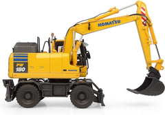 Komatsu PW180-11 Escavatore su ruote con benna e martello pneumatico 1:50 - 73990