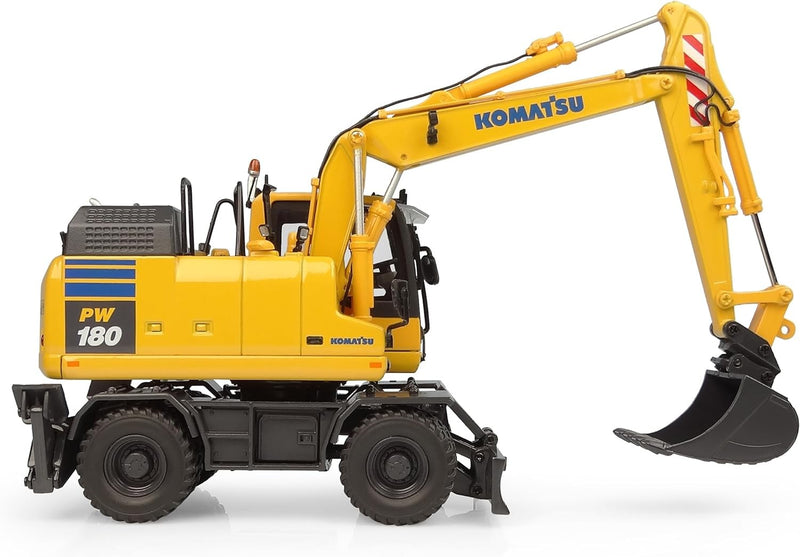 Komatsu PW180-11 Escavatore su ruote con benna e martello pneumatico 1:50 - 73990