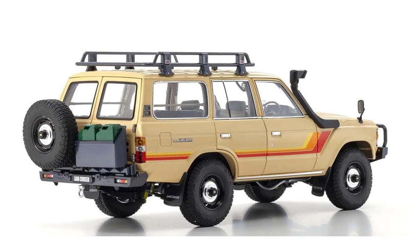 Toyota Land Cruiser 60 1980 Beige with optional parts 1:18 - 74024