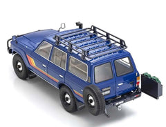 Toyota Land Cruiser 60 1980 Blu with optional parts 1:18 - 74027