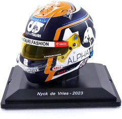 Nyck de Vries Casco Bell Helmet F1 2023 Alpha Tauri Team 1:5 - 74039