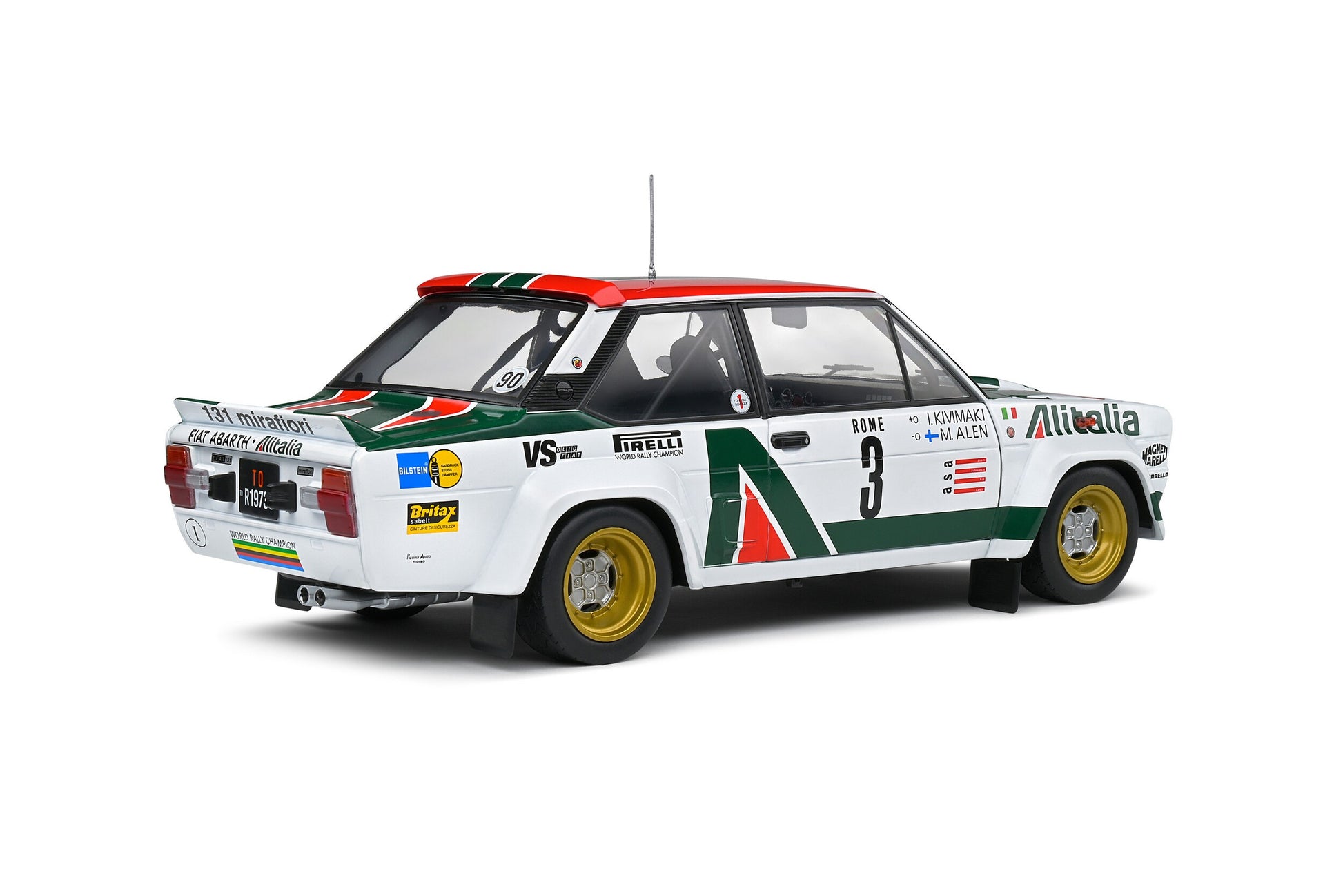 Fiat 131 Abarth 3rd Rallye Monte Carlo 1979 Markku Alén - Ilkka Kivimäki 1:18 - 74252