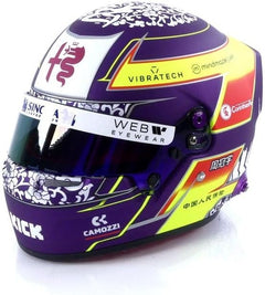 Guanyu Zhou Casco Bell Helmet F1 2023 Alfa Romeo Racing Team 1:2 - 74275