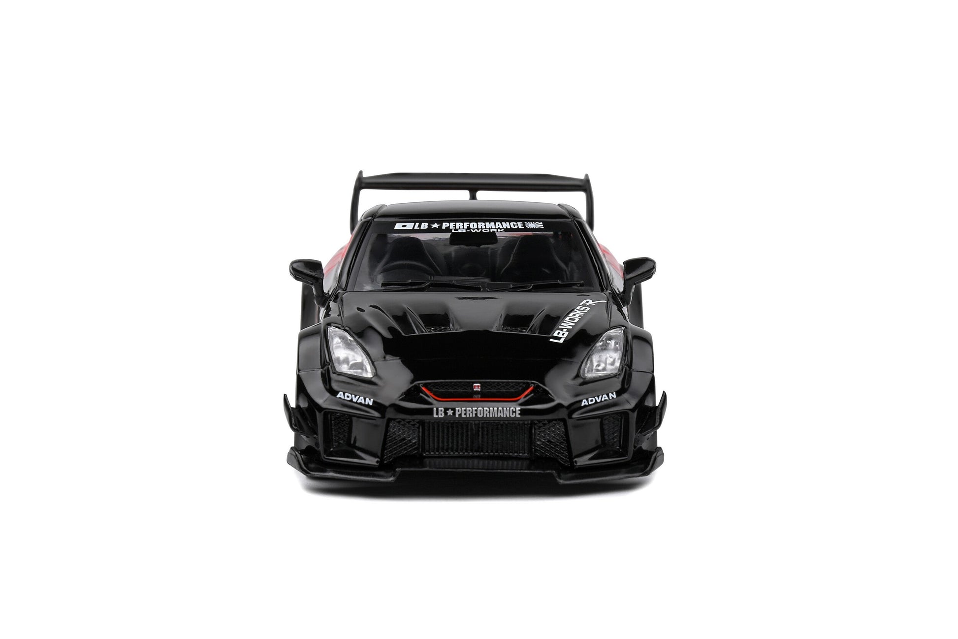 Nissan GT-R (R35) Liberty Walk Body Kit 2020 Black - Red 1:43 - 74522