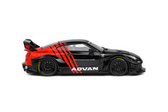 Nissan GT-R (R35) Liberty Walk Body Kit 2020 Black - Red 1:43 - 74523