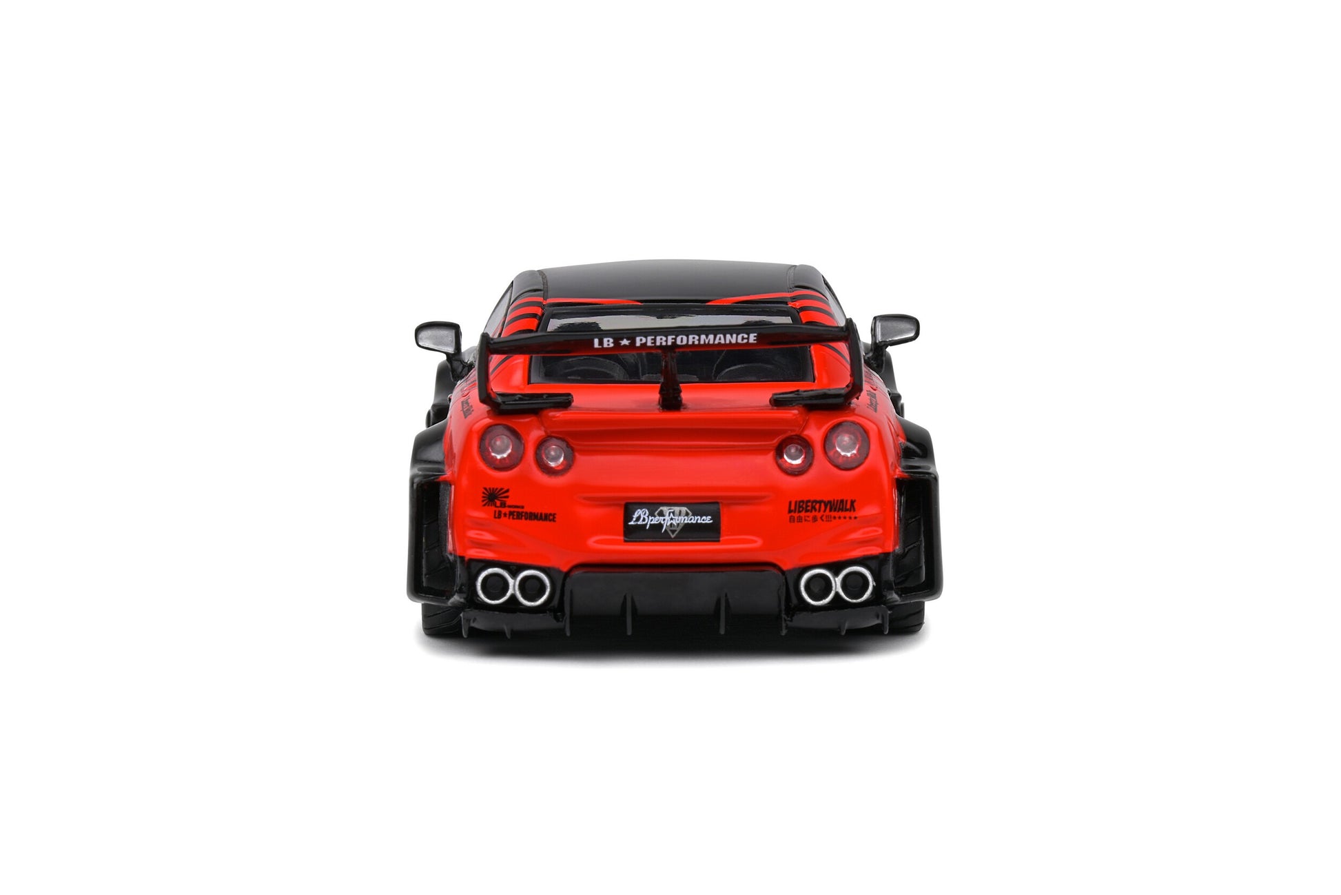 Nissan GT-R (R35) Liberty Walk Body Kit 2020 Black - Red 1:43 - 74525