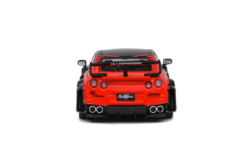 Nissan GT-R (R35) Liberty Walk Body Kit 2020 Black - Red 1:43 - 74525