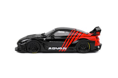 Nissan GT-R (R35) Liberty Walk Body Kit 2020 Black - Red 1:43 - 74526