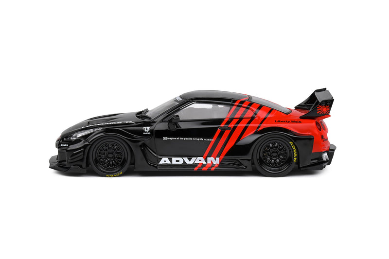 Nissan GT-R (R35) Liberty Walk Body Kit 2020 Black - Red 1:43 - 74526