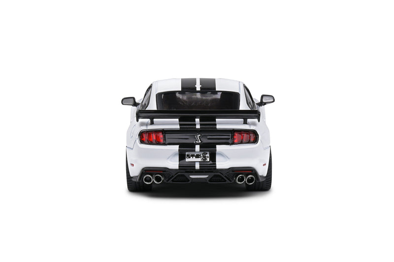 Ford Shelby Mustang GT500 Fast Track 2020 White - Black stripes 1:43 - 74561