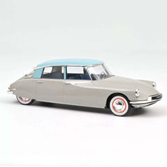 Citroën DS 19 1956 Gris Rosé et Turquoise 1:18 - 74587
