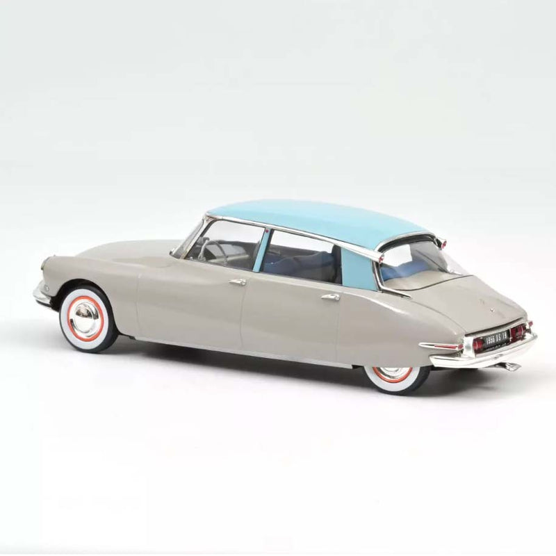 Citroën DS 19 1956 Gris Rosé et Turquoise 1:18 - 74588