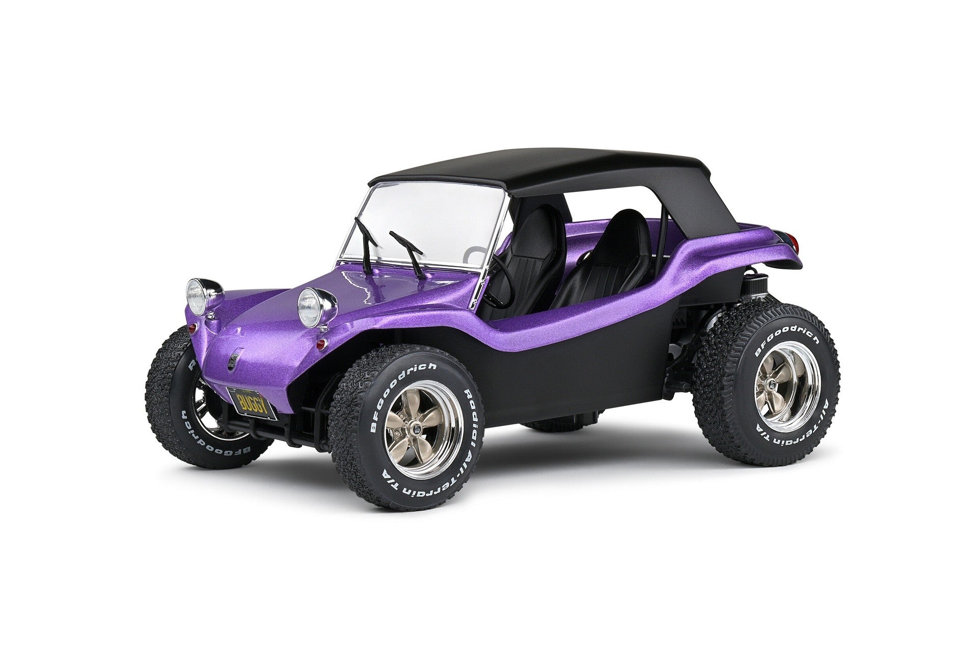 Meyers Manx Buggy Soft Roof 1968 Purple Metallic 1:18 - 74624