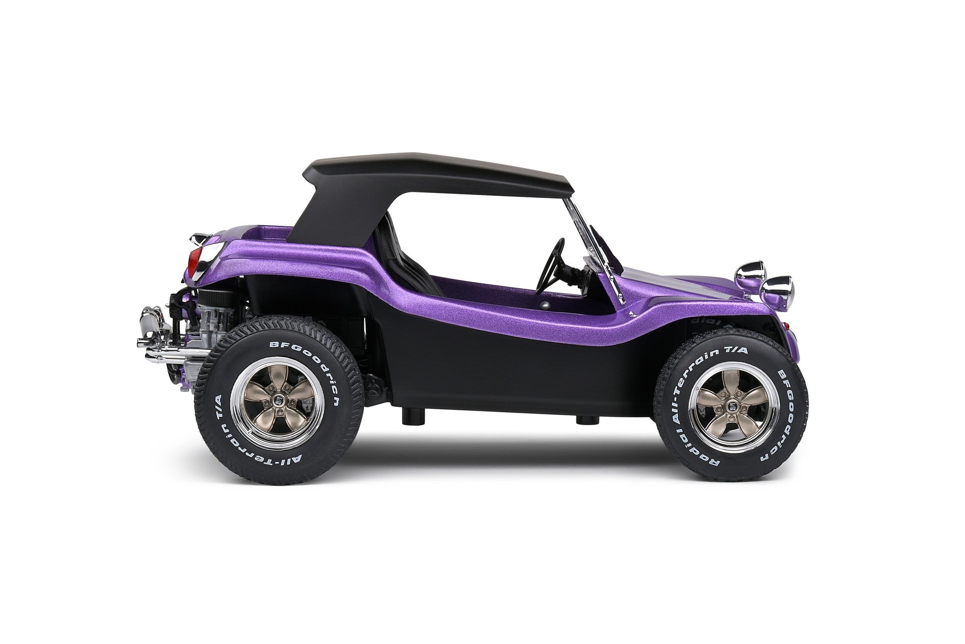 Meyers Manx Buggy Soft Roof 1968 Purple Metallic 1:18 - 74628