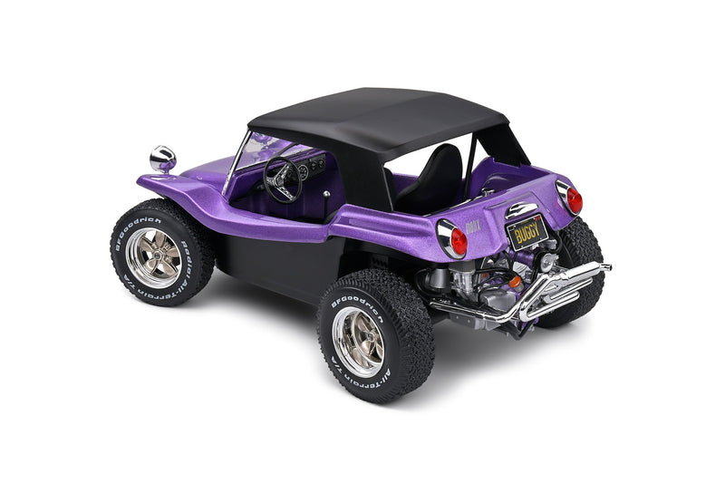 Meyers Manx Buggy Soft Roof 1968 Purple Metallic 1:18 - 74630