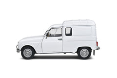 Renault R4F4 Fourgonette 1975 White 1:18 - 74641