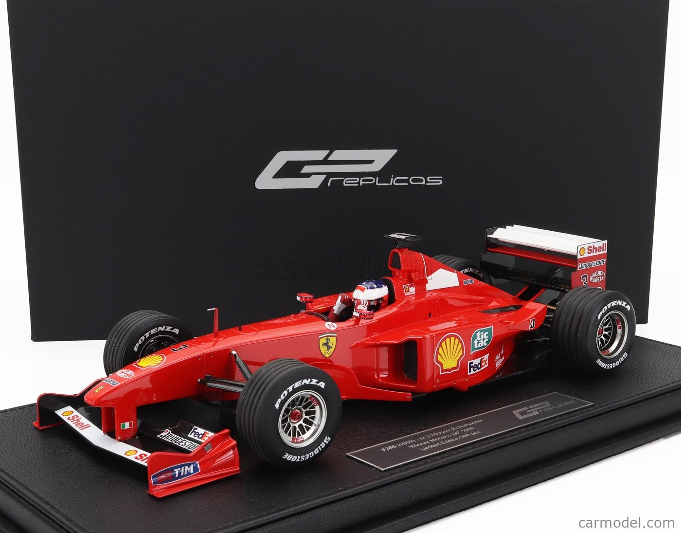 Ferrari F399 F1 Winner Monaco 1999 Michael Schumacher 1:18 with Driver - 74918