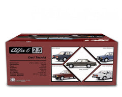 Alfa Romeo Alfa 6 2.5 1979 Rosso Veneziano 1:18 - 75068