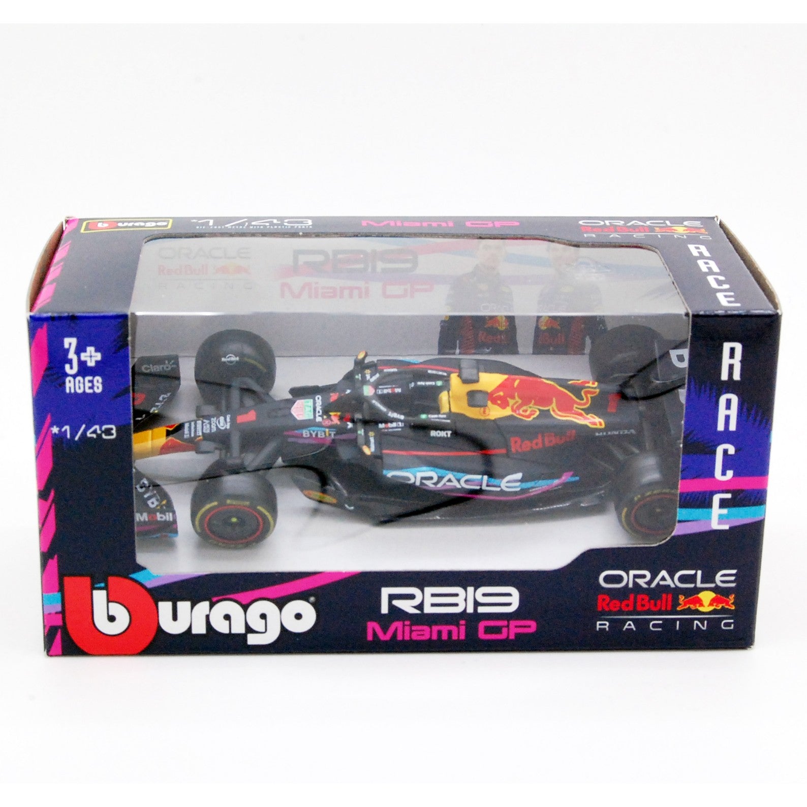 Red Bull Racing RB19 Miami Gp F1 2023 Max Verstappen 1:43 no driver - 75125