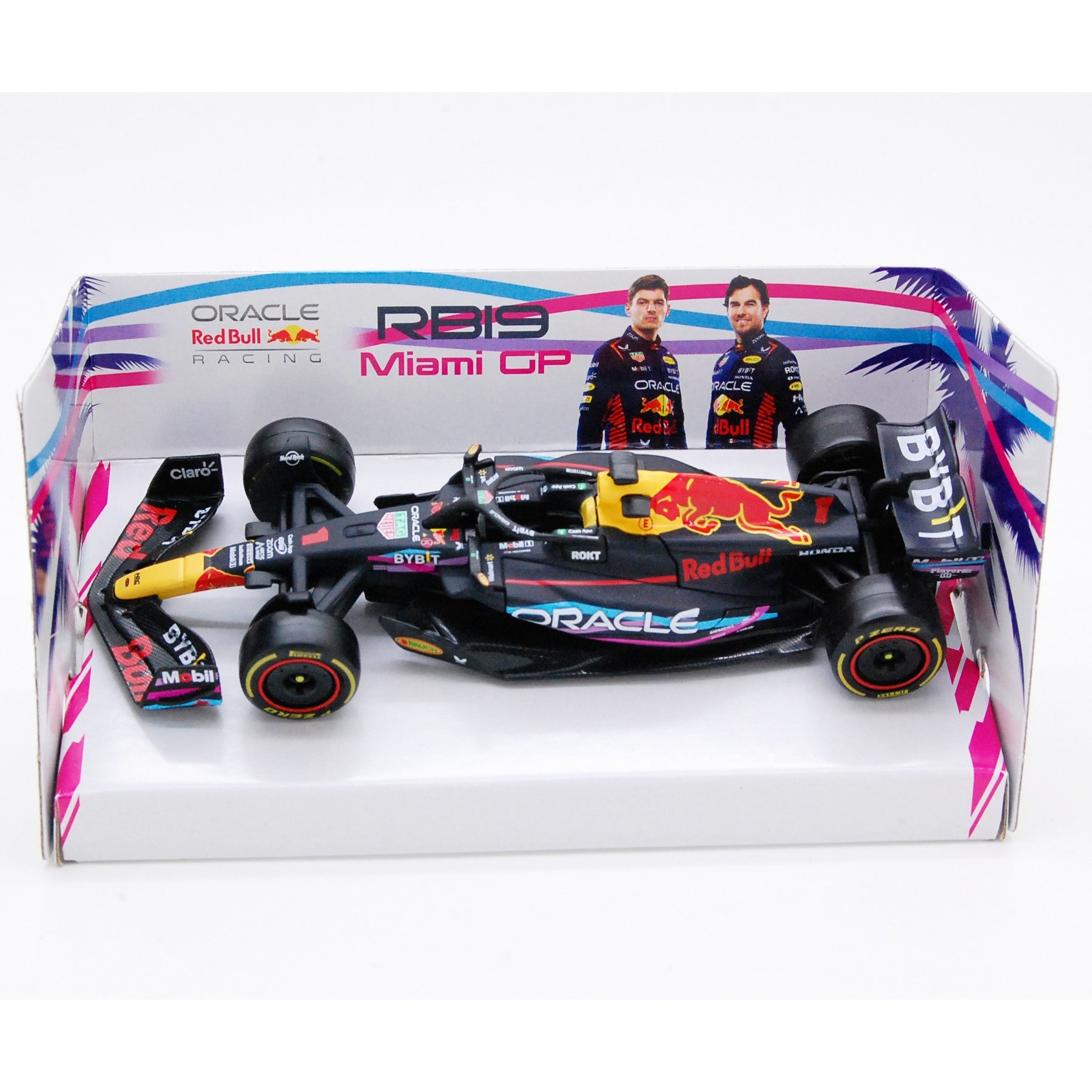 Red Bull Racing RB19 Miami Gp F1 2023 Max Verstappen 1:43 no driver - 75126