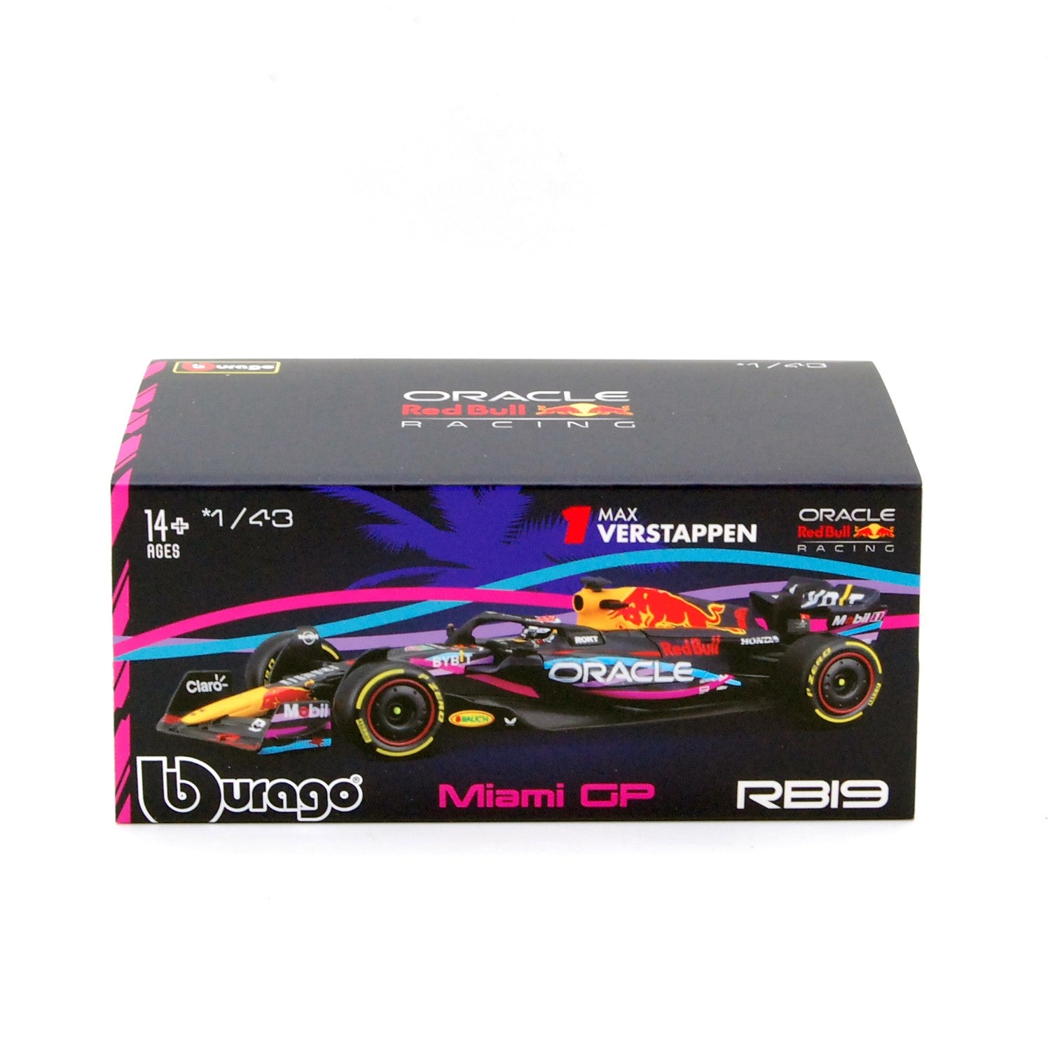 Red Bull Racing RB19 Miami Gp F1 2023 Max Verstappen 1:43 - 75129
