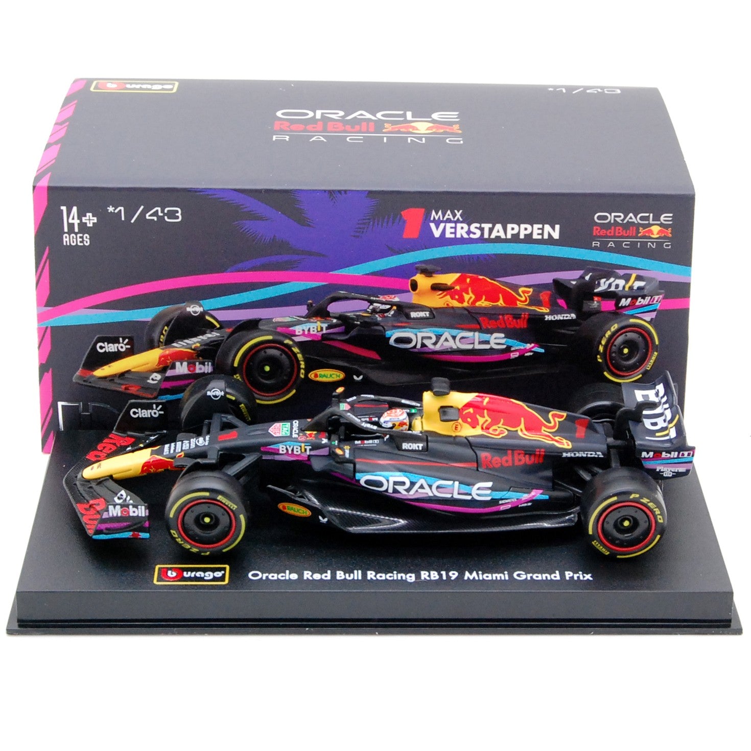 Red Bull Racing RB19 Miami Gp F1 2023 Max Verstappen 1:43 - 75140