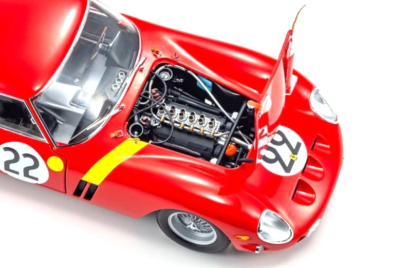 Ferrari 250 GTO 3rd 24H Le Mans 1962 Dernier-Beurlys Blaton 1:18 - 75163