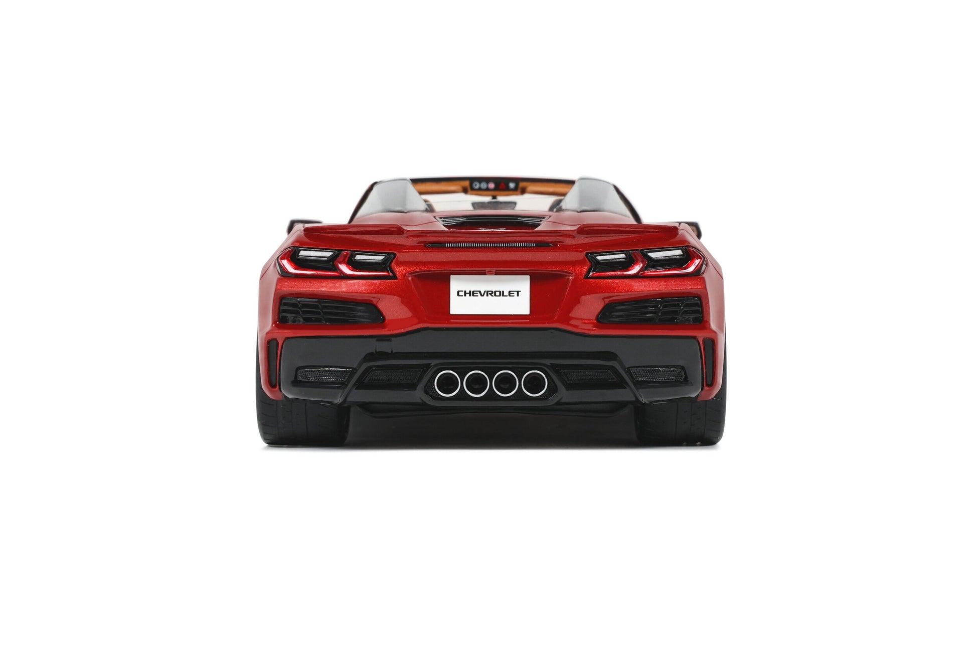 Chevrolet Corvette C8 convertible 2020 Red Metallic 1:18 - 75261