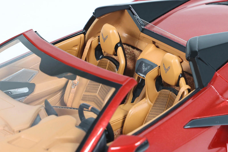 Chevrolet Corvette C8 convertible 2020 Red Metallic 1:18 - 75265