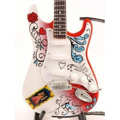 Mini Guitar Jimi Hendrix Monterey Pop 26cm h - 75313