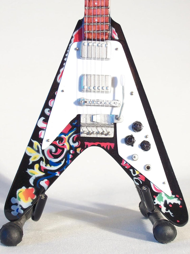 Mini Guitar Jimi Hendrix Psychedelic Fly 26cm h - 75314