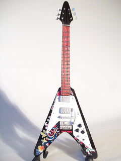 Mini Guitar Jimi Hendrix Psychedelic Fly 26cm h - 75315