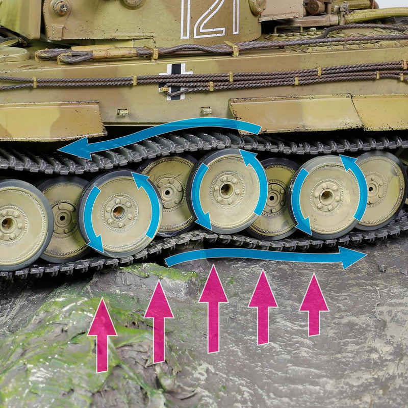 Tiger VI Carro Armato Pesante Tedesco Sd.Kfz.181 1:32 - 75438