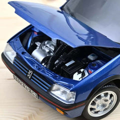 Peugeot 205 GTi 1.9 with windowroof 1992 Miami Blue 1:18 - 75501