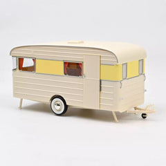 Citroën DS 19 1960 Jonquille Yellow + Caravan Digue Panoramic 1:18 - 75508