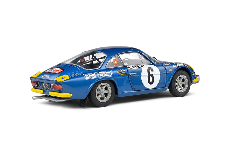 Alpine-Renault A110 1600S Rallye Monte Carlo 1972 Jean-Claude Andruet - Pierre Pagani 1:18 - 75561