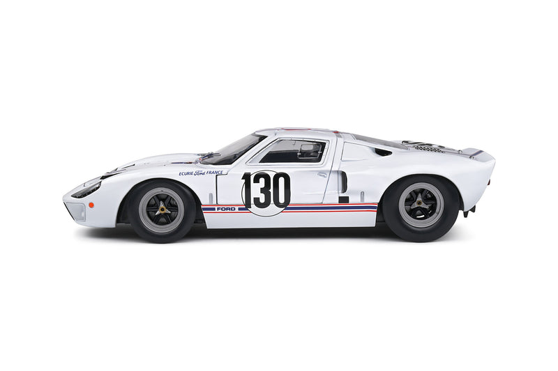 Ford GT40 MKI 1967 Team France Targa Florio White H.Greder - J.M.Giorgi 1:18 - 75567