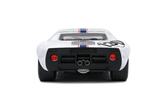 Ford GT40 MKI 1967 Team France Targa Florio White H.Greder - J.M.Giorgi 1:18 - 75568