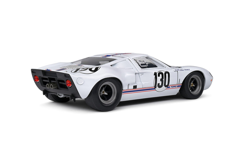 Ford GT40 MKI 1967 Team France Targa Florio White H.Greder - J.M.Giorgi 1:18 - 75569