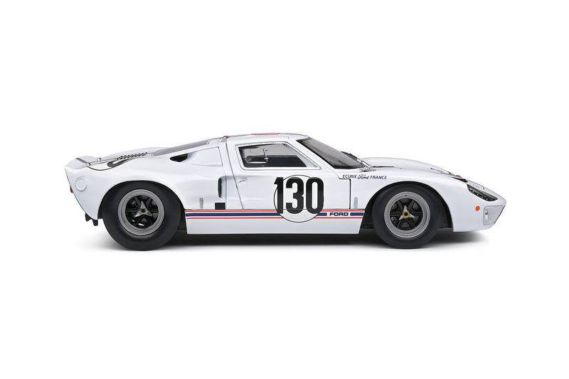 Ford GT40 MKI 1967 Team France Targa Florio White H.Greder - J.M.Giorgi 1:18 - 75570