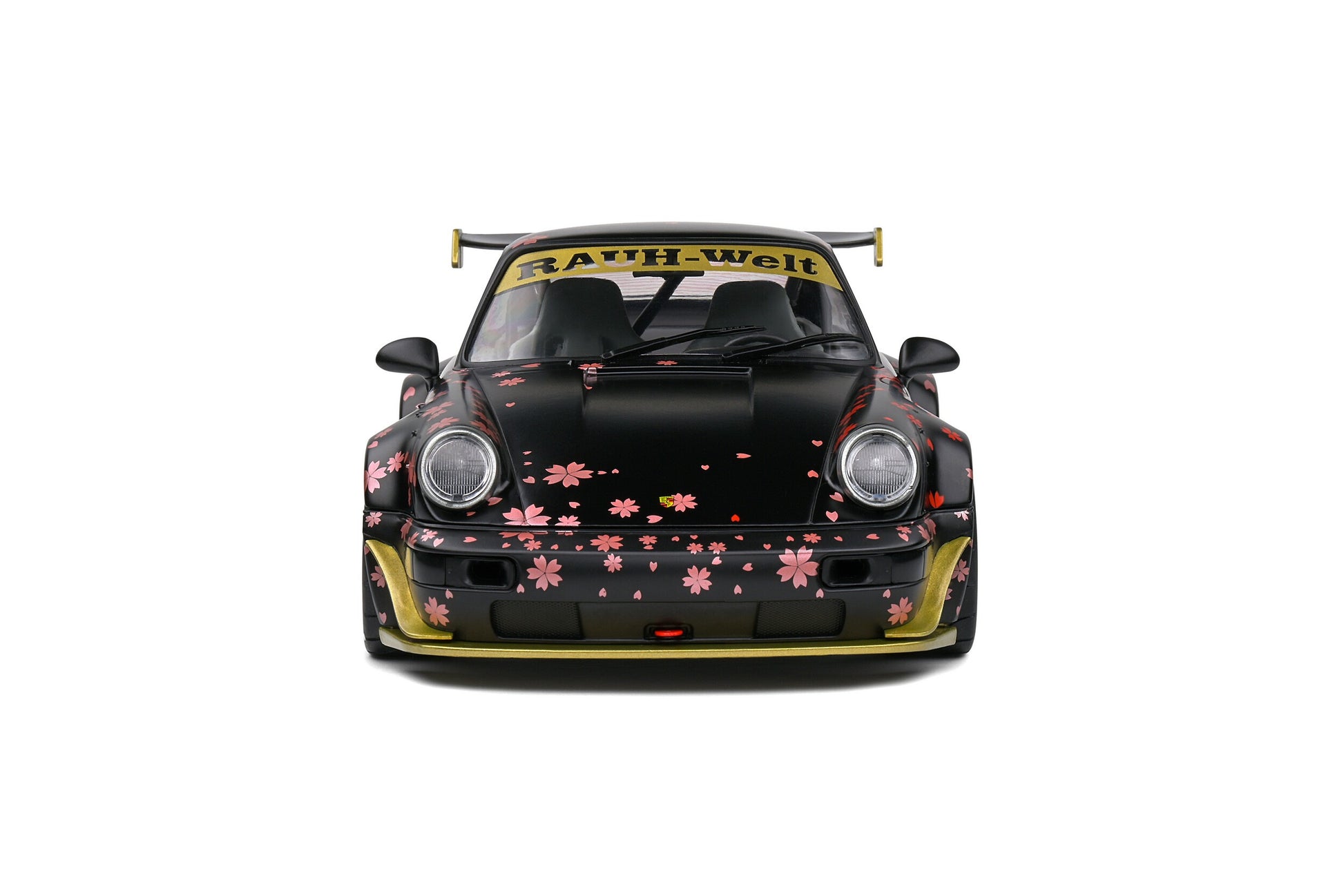 Porsche 911 (964) RWB Rauh-Welt Aoki black - with decor 1:18 - 75579