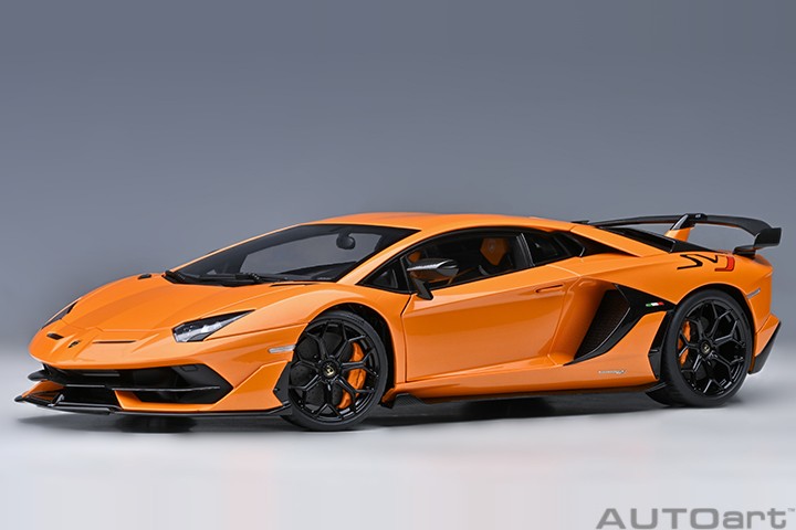 Lamborghini Aventador SVJ 2018 Arancio Atlas 1:18 - 75638