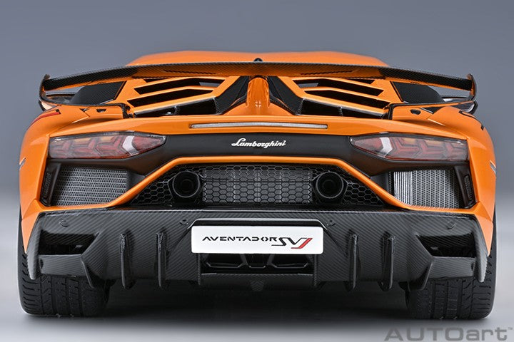 Lamborghini Aventador SVJ 2018 Arancio Atlas 1:18 - 75644