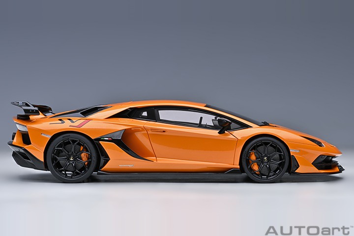 Lamborghini Aventador SVJ 2018 Arancio Atlas 1:18 - 75646