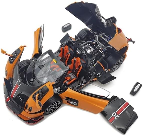 Pagani Huayara BC Roadster 2017 Orange Black 1:18 - 75690