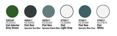 Acrylic Set WWll U.S.Navy Aircraft 6pz - 75799