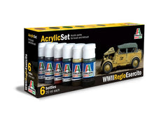 Acrylic Set WWII Regio Esercito 6pz - 75804