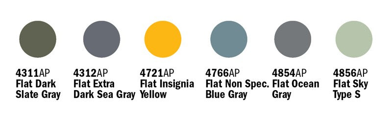 Acrylic Set R.A.F. Royal Navy II 6pz - 75809