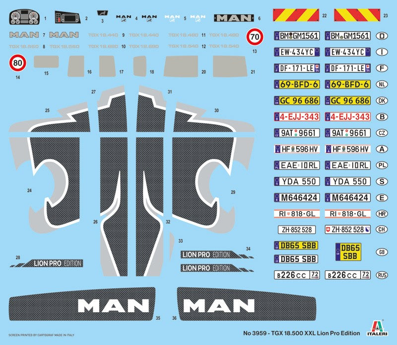 MAN TGX 18.500 XXL Lion Pro Edition Kit 1:24 - 75837