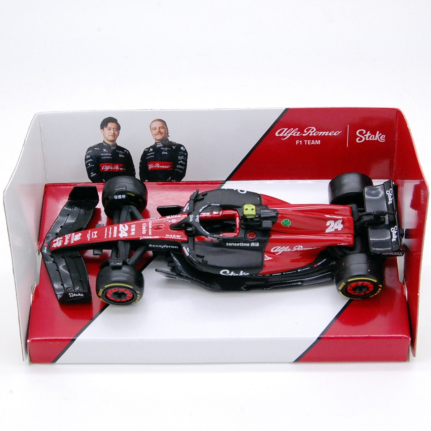 Alfa Romeo F1 Team Stake C43 F1 2023 Zhou Guanyu 1:43 no driver - 75902